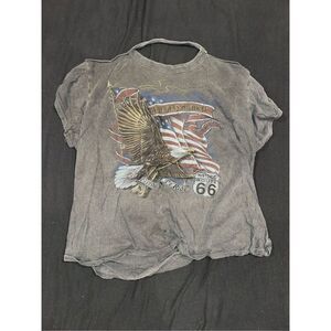 TRULY MADLY DEEPLY SIZE M open back top dark gray